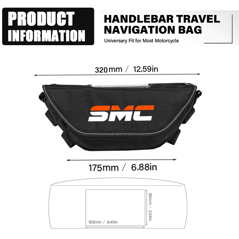 Для 690 SMC Du-ke 690SMC R 690Du-ke 2009-2021 2022 2023 Водонепроницаемая дорожная навигационная сумка