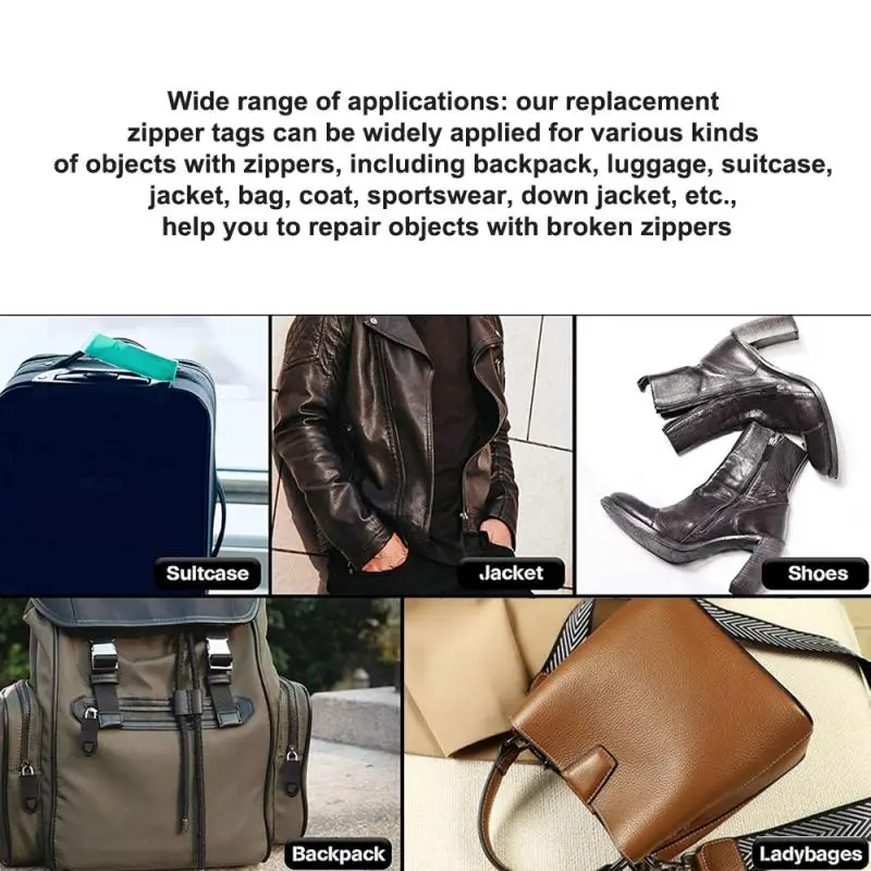 8 шт. сменный вытяжной рычаг на молнии наконечник веревочная бирка