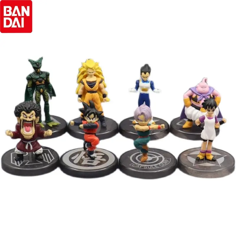 

In Shelf BANDAI Anime Figures Dragon Ball Son Goten Hercule Videl Majin Buu Trunks Vegeta IV Son Goku Cell Genuine Gashapon
