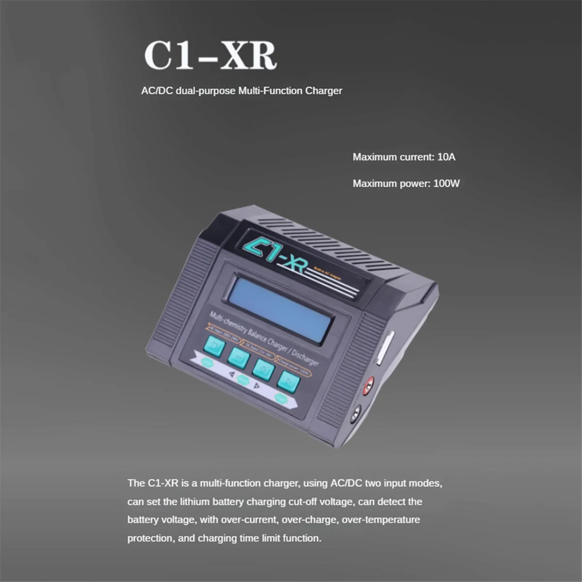 Балансное зарядное устройство C1XR 100 Вт 10 А 1-6S балансное переменного/постоянного
