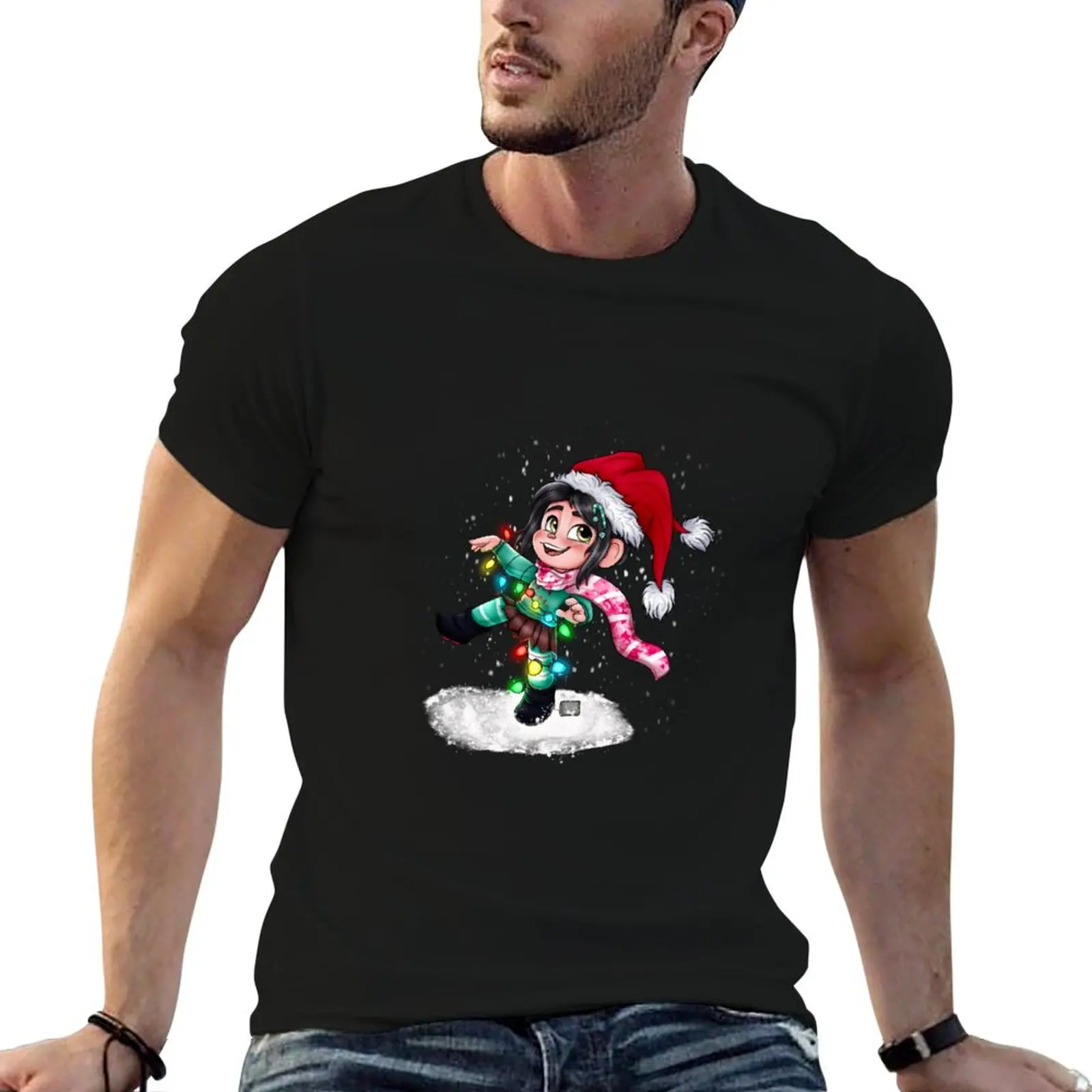 Vanellope-футболка Christmas Spirit роскошная дизайнерская футболка рубашки с надписью