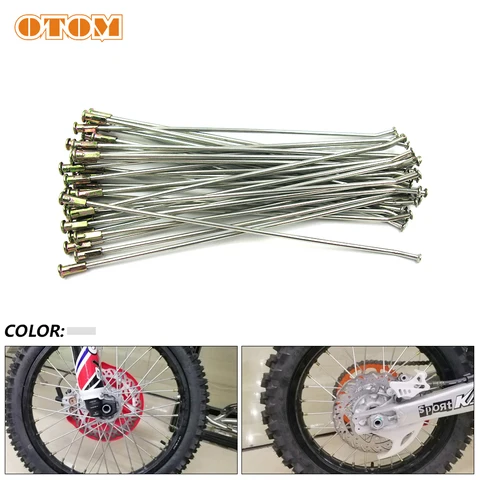 OTOM мотоциклетные 36 шт., комплект спиц 21 дюйм, передние 18 дюйм, 19 дюймов, Задние колесные, для велосипеда, эндуро, стандартная сталь, зеркальная шляпа для HONDA CRF