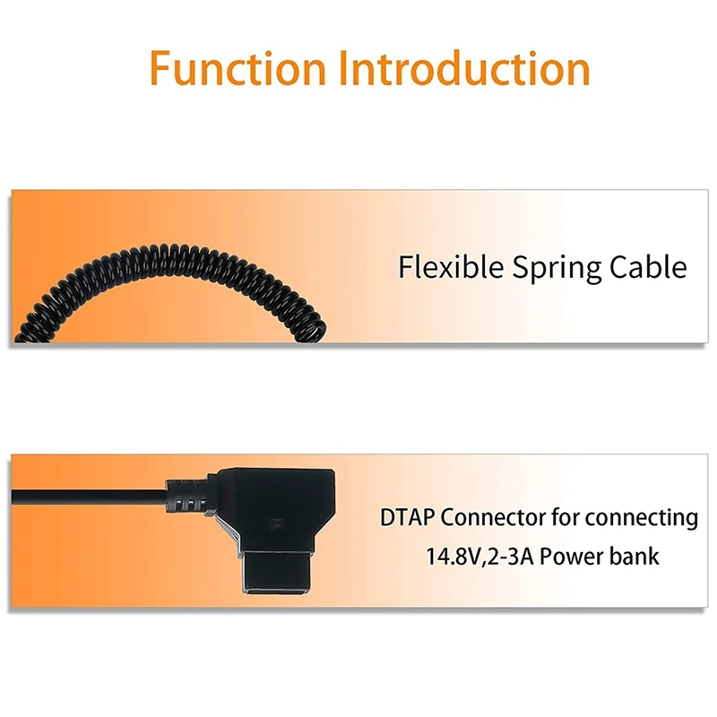 Спиральный кабель D-Tap к L-Series F550 для Sony Feelworld/Atomos Shinobi Малый Hd/Andycine монитор камеры