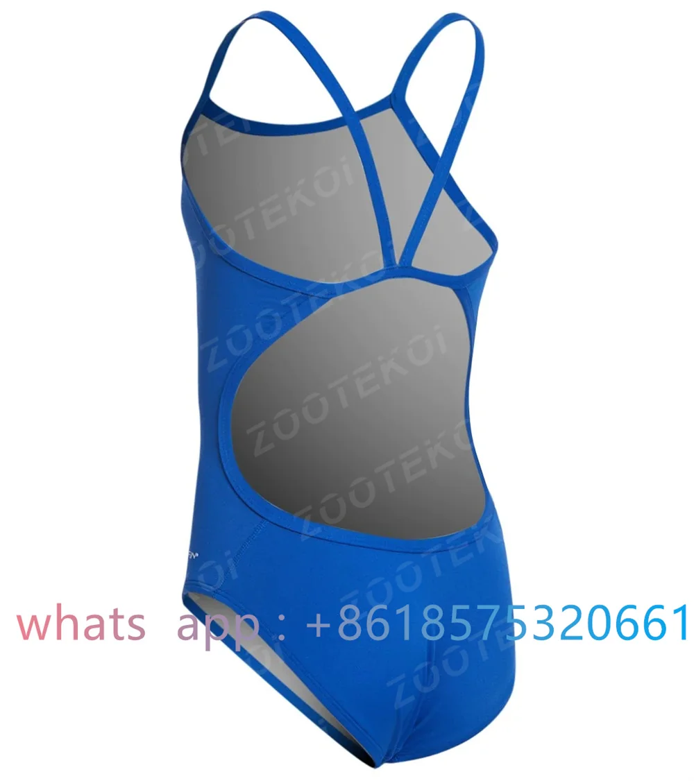 2022 New Womens Sexy Bikini Thin Strap One-piece Triangle Swimsuit Summer Sports Function Training Competition Swimming Swimsui