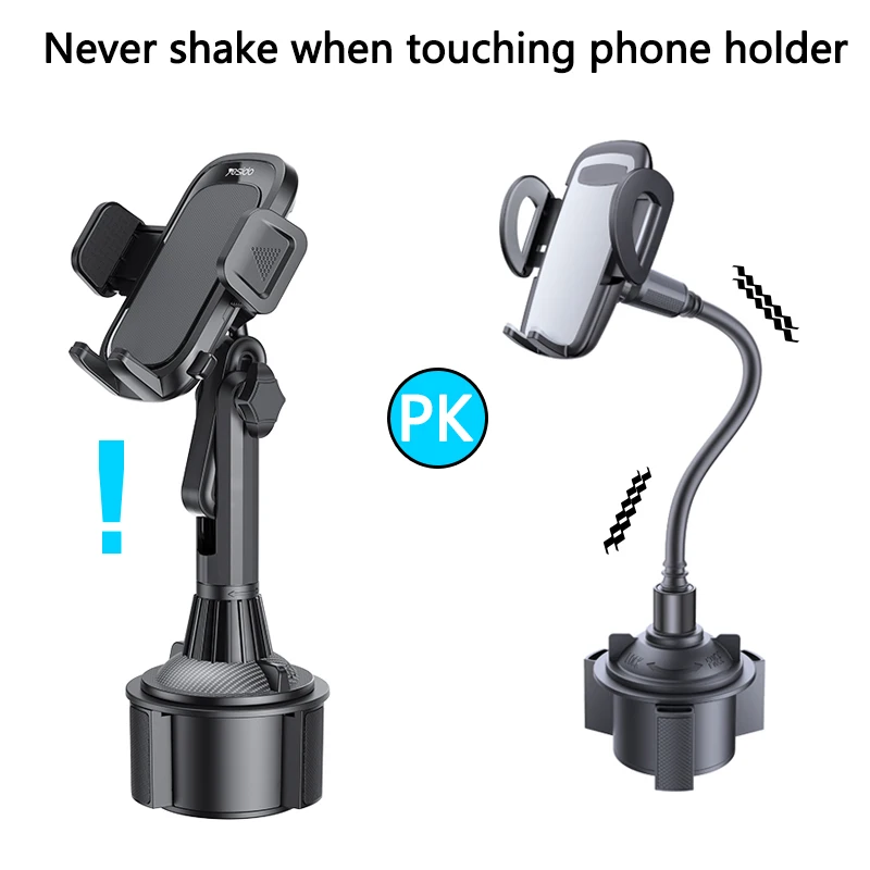 Yesido phone cup holder in Car Long Water Cup Stand Holder Cellphone Mount Mobile Car Cup Phone Holder Adjustable Gooseneck
