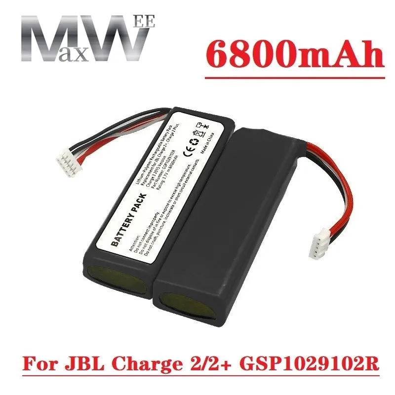 

Аккумулятор для JBL Charge 3,7 + GSP1029102R, 6800 в, 2/2 мА · ч