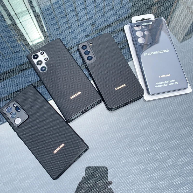 

For Samsung S23Ultra Phone Case Anti-Drop S10/20/21 + Simple Note20U All-Inclusive S22 Anti-Alip S23P Business Silicone SideS22U