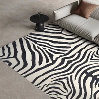 area rug large carpets for bed room modern luxury zebra pattern thickened decoration home hallway carpet lounge rug door mat