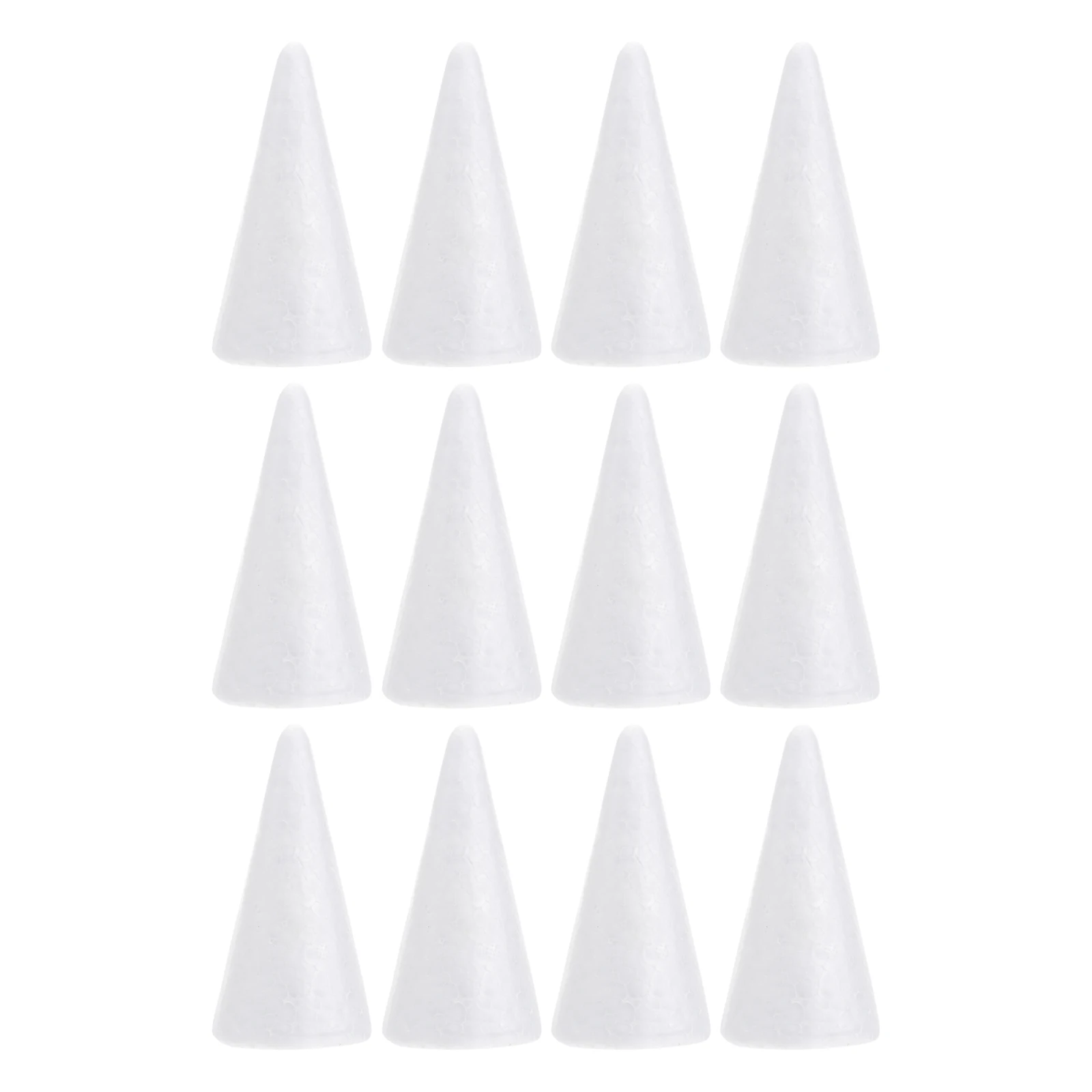 

Foam Cone Cones Craft Christmas Styrofoam Tree Crafts Polystyrene Diy White Children Balls Floral Shapes Ornament Supplies