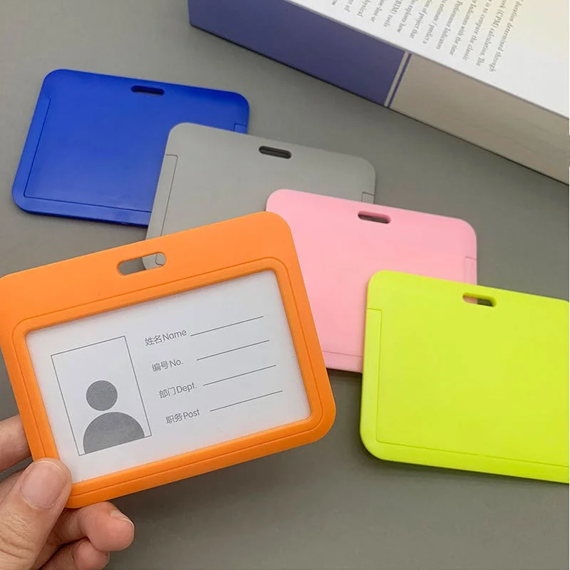 

1pcs Bank Bus Credit Card Holder Cover Storage Card & ID Holders Women Men Kid's ID Badge Protector Cover Wallet Dropshipping
