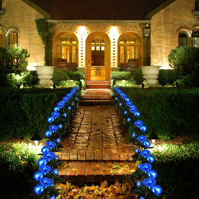 Светодиодный светильник на солнечной батарее водонепроницаемый садовый