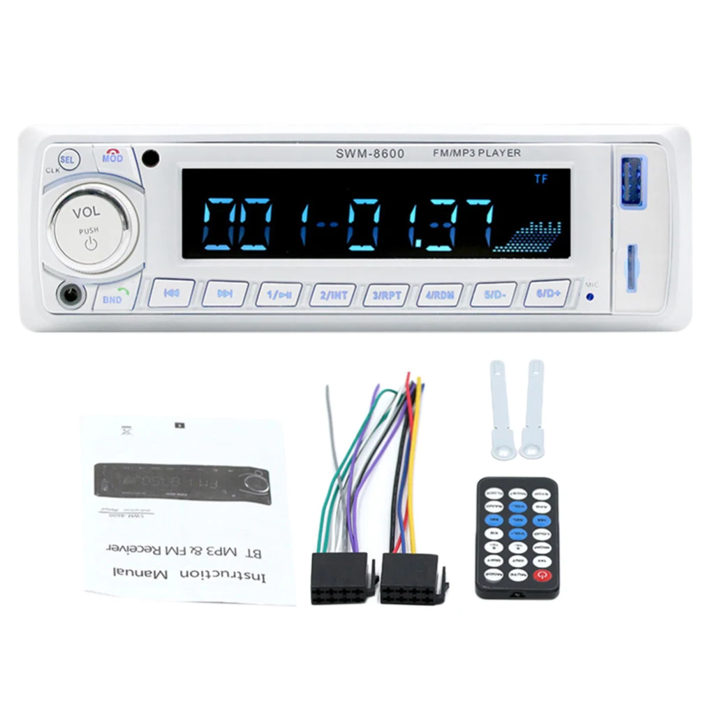 

Car Radio MP3 Player In-Dash Bluetooth FM Music Player RCA 12V MP3/WMA/WAV