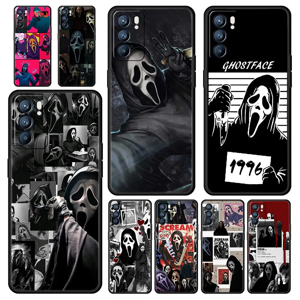 

Ghost Face Scream No You Hang Up For Oppo Reno7 Reno6 Pro Plus A54 5G Case Find X6 X5 A53 A52 A9 A15 A95 A17 A16 A76 A74 Cover