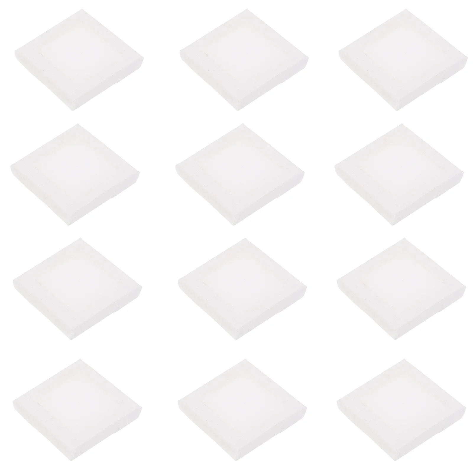 

12 Pcs Mini Canvas Frame Painting Panels Square Frames Drawing Supplies Oil Brushes DIY Stretcher Versatile Boards For
