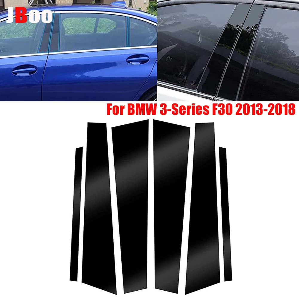 

Door Window Pillar Post Genuine KK Vinyl Decal Overlay Pre-Cut Cover Sticker for BMW 3-Series F30 2013 2014 2015 2016 2017 2018