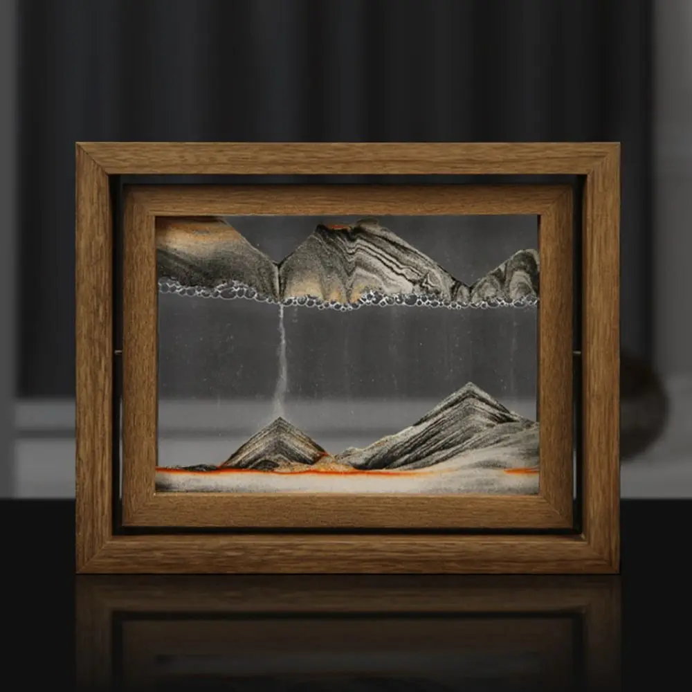 

Gifts Increases Patience Non-repetitive 3D Hourglass Moving Sand Art Desktop Ornament Hourglass Quicksand Painting