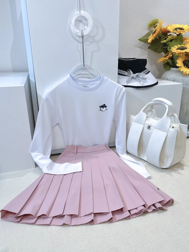 

Malbon Golf clothing women's tops slim and fashionable after leaking meat sunscreen long-sleeved single wear bottoming