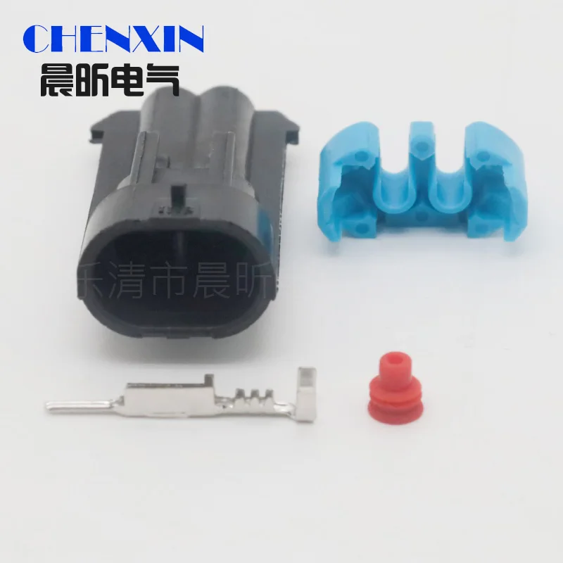 

Автомобильный аксессуар, 2-контактный автомобильный водонепроницаемый разъем Delphi, розетка для датчика температуры 12052641 12162000