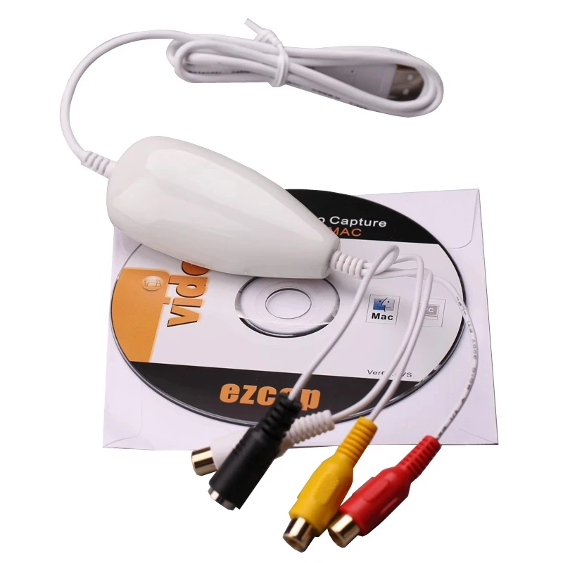EZCAP 1568 USB 2 0 аудио Захват AV аналоговая видеозахват для VHS плеера видеокамера