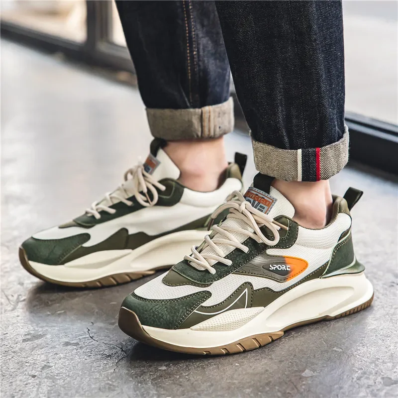 

Мужские дышащие туфли на весну и осень ins tide Студенческая мужская повседневная обувь спортивная мужская обувь для бега