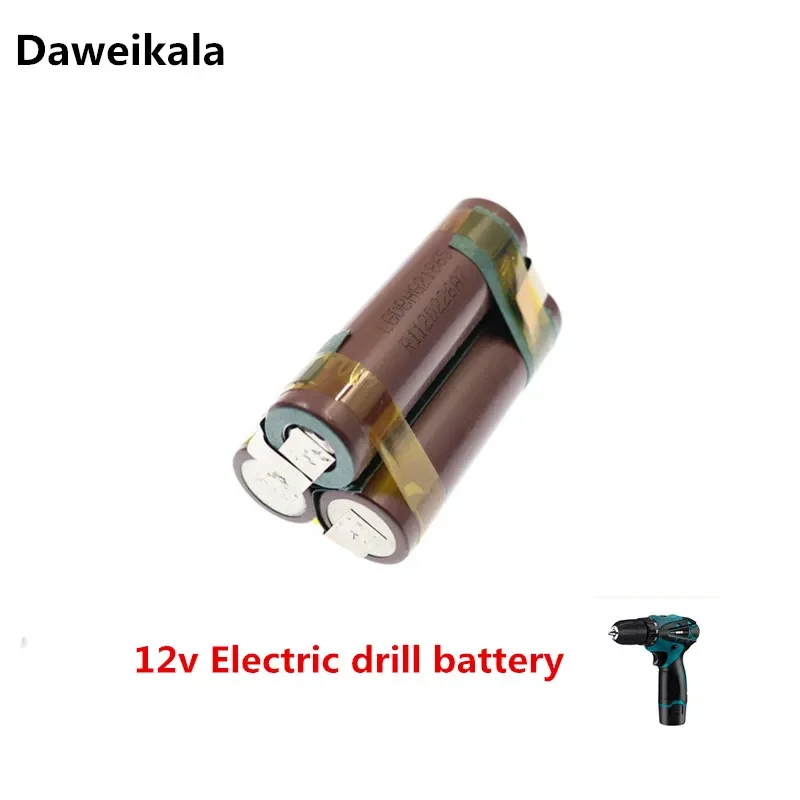 

12V 18650 hg2 3000mAh 20amps for 12.6v screwdriver battery weld soldering strip 3S 3S2P 12.6v battery pack (customize)