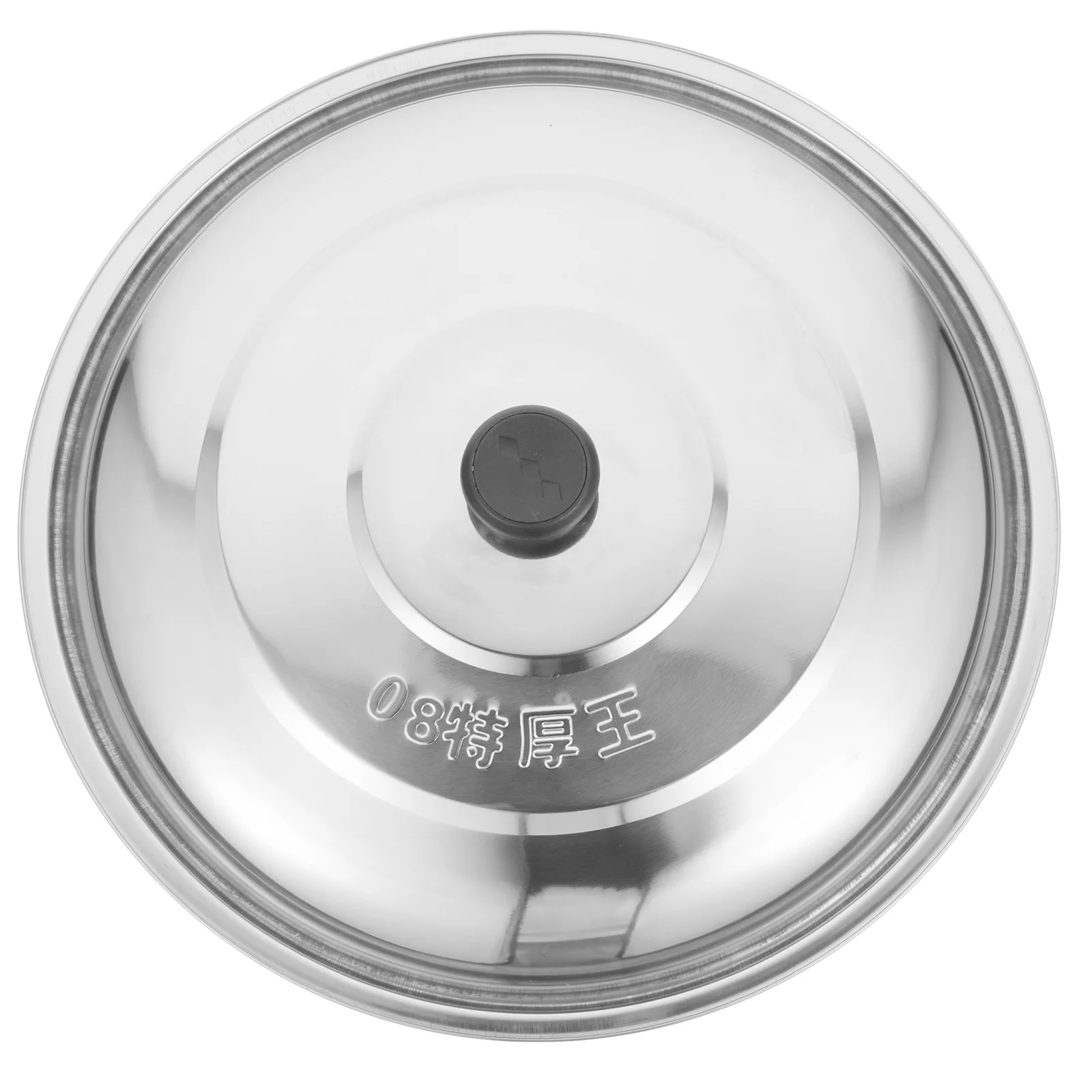 

Stainless Steel Pot Lid Household Cover Pan Round Small Glass Containers Kitchen Supply Accessory Multi-function Products