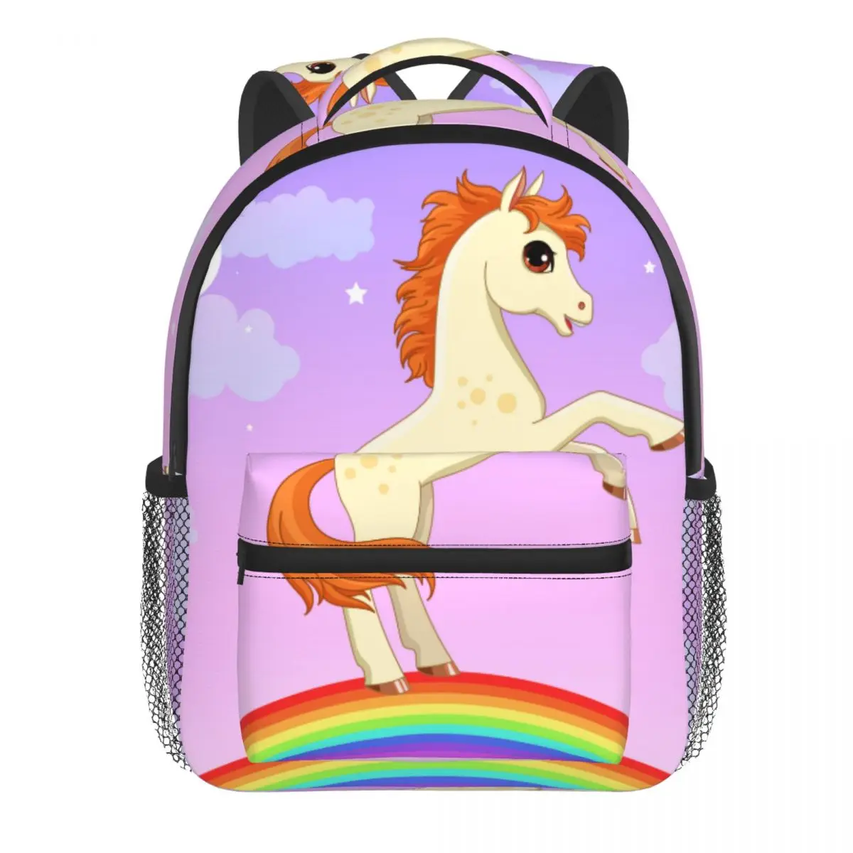 Kids Backpack Lovely Cartoon Rainbow Unicorn Kindergarten Children Mochila School Bag