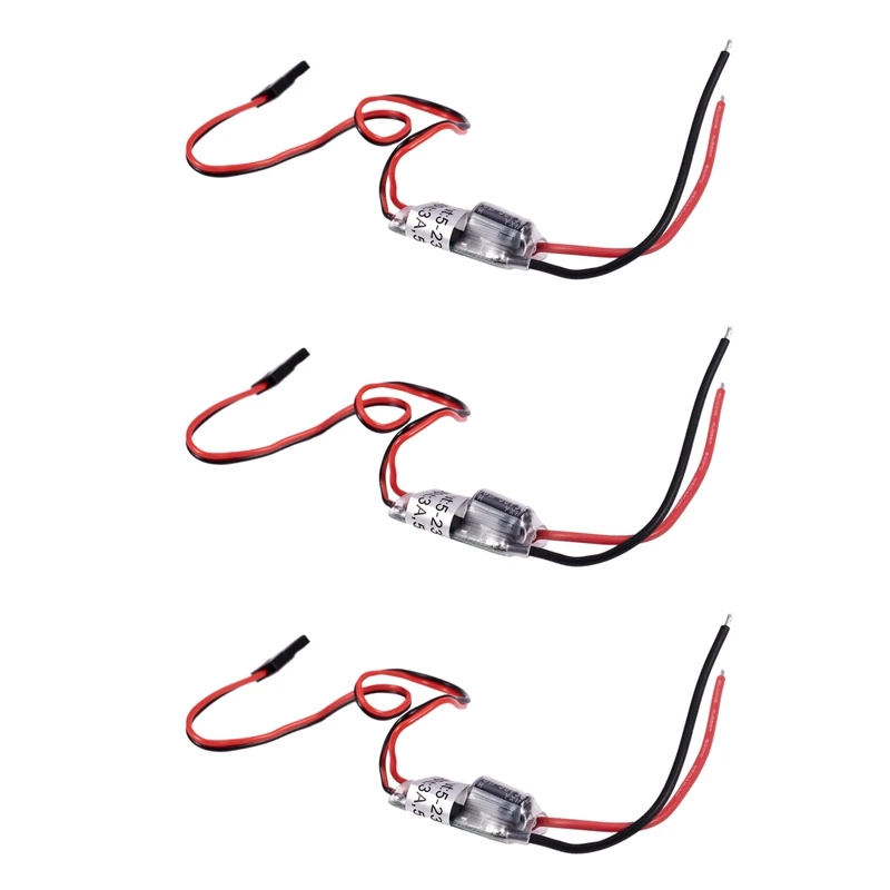 

3X приемник питания 5 В/3 А бесщеточный ESC внешний тип BEC UBEC Поддержка 2-6S