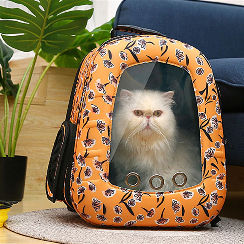 Portable Pet Carrier Bag Breathable Small Dog Backpack Foldable Large Capacity Cat Carrying Bags Outdoor Travel Pets Supplies