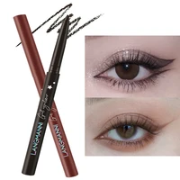 1pc waterproof eyeliner pen long lasting quick drying smooth not blooming automatically rotate black eyeliner makeup cosmetic