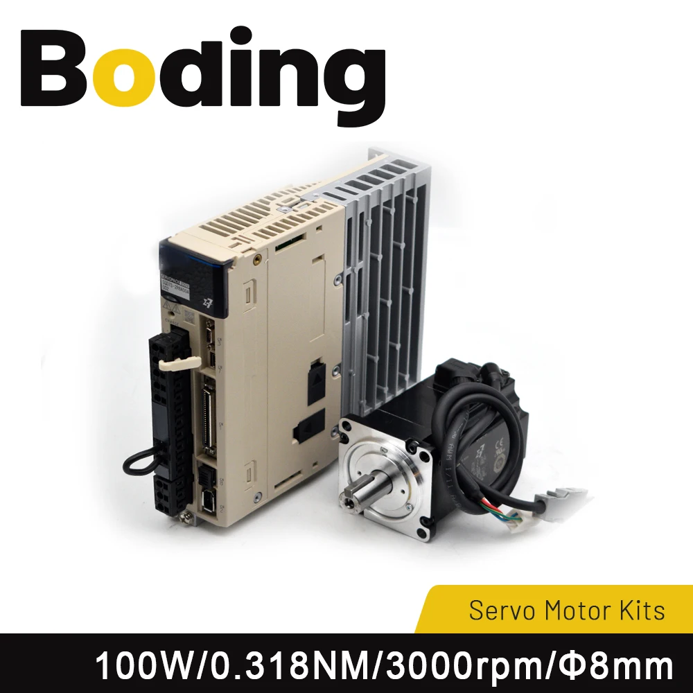Сервомоторные комплекты Boding 100 Вт фотолампы 3000 Нм об/мин с кабелем 3 м