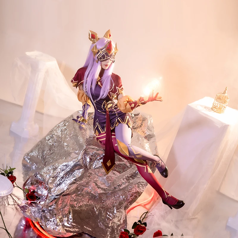 ROLECOS LOL Arcana Ahri Cosplay Costume Ahri Costumes Cosplay Sexy Women Suit Cosplay Outfit Halloween Outfit Full Set