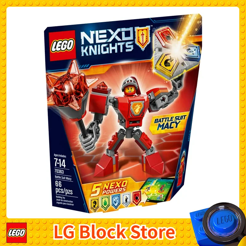 Боевой костюм LEGO Macy 70363 сборный боевой с расширяющимися конечностями для