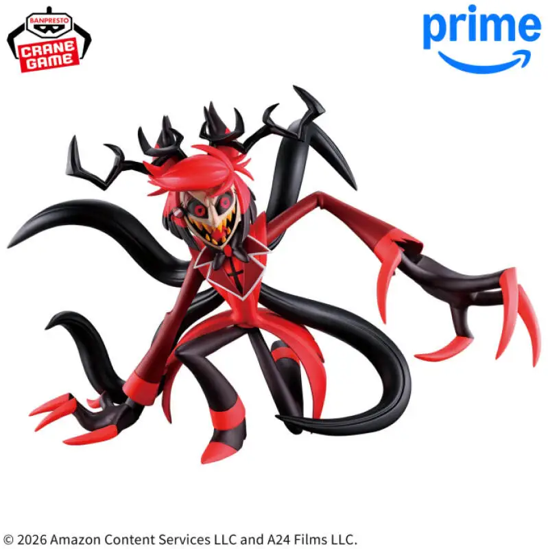 Фото В наличии Оригинальные фигурки Bandai Banpresto Hazbin Hotel: Радио-демон Аластор, аниме-фигурки, модели, украшения, коллекционные подарки, игрушки №5