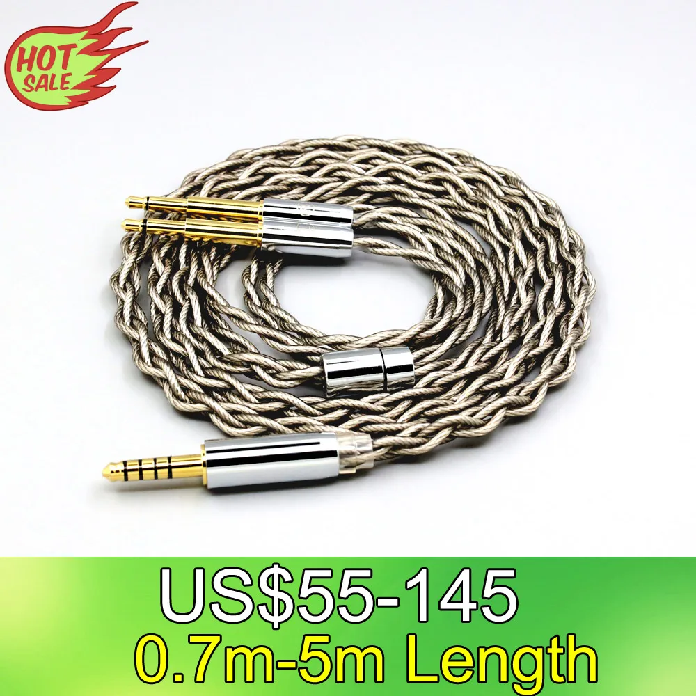 99% чистое серебро + графен посеребренный кабель для наушников Meze 99 Classics NEO NOIR