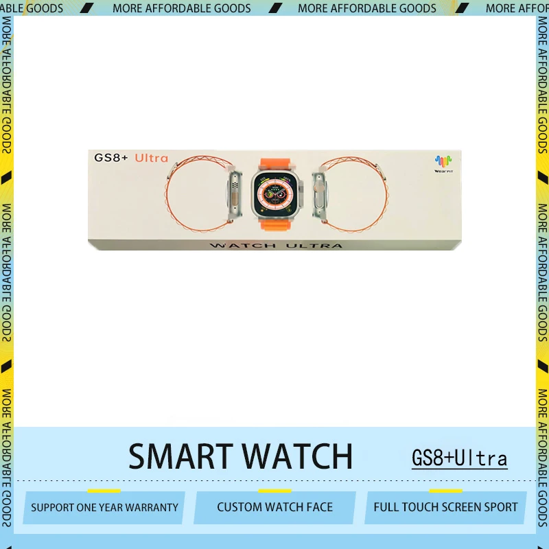 

49mm GS8 Ultra Smart Watch For Women men Series 8 Ultra Lock Screen NFC Body Temperature Measure SmartWatch PK DT7 W27 Pro Max
