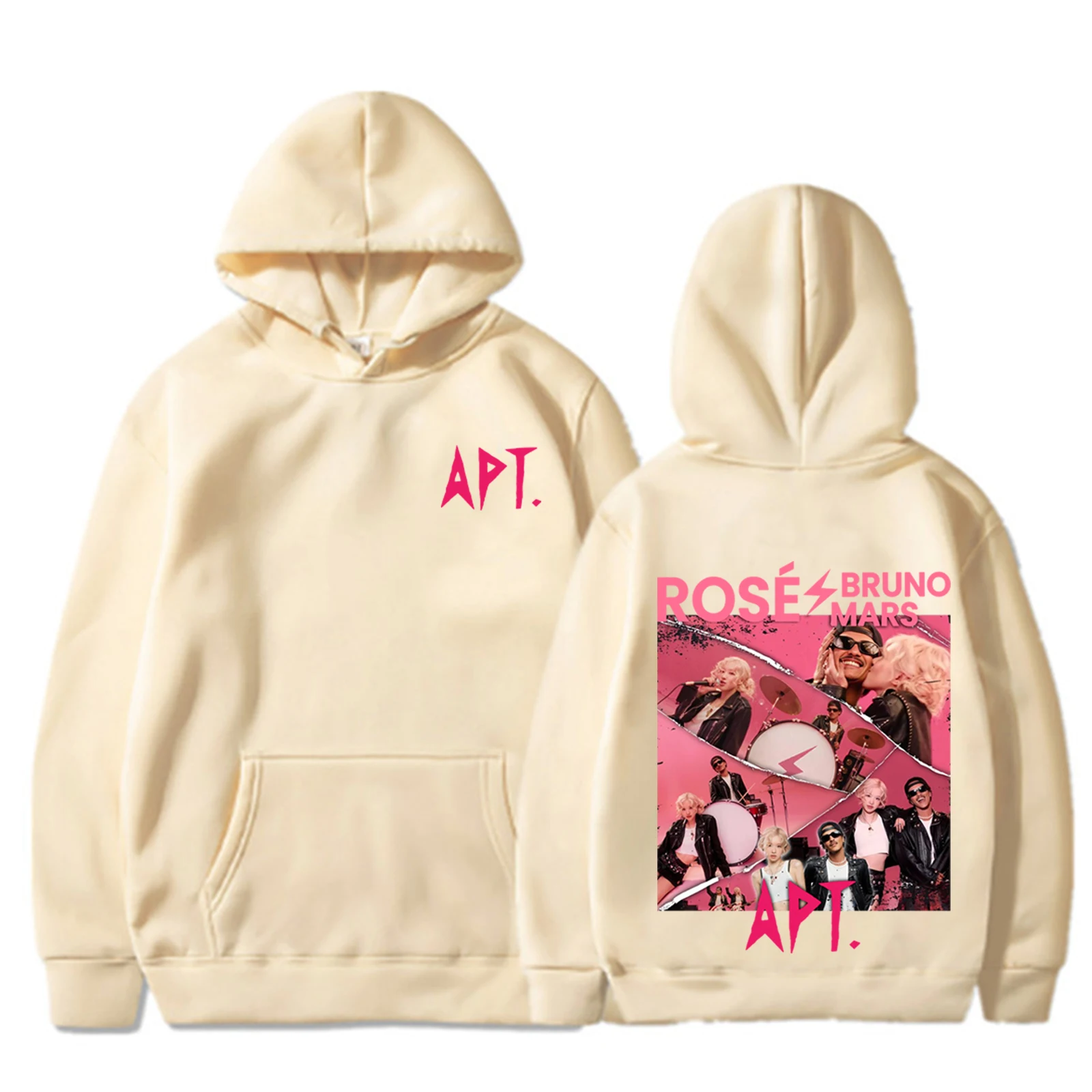 Толстовка с капюшоном Rose Bruno Mars APT женские толстовки Rosie Album Merch уличная одежда