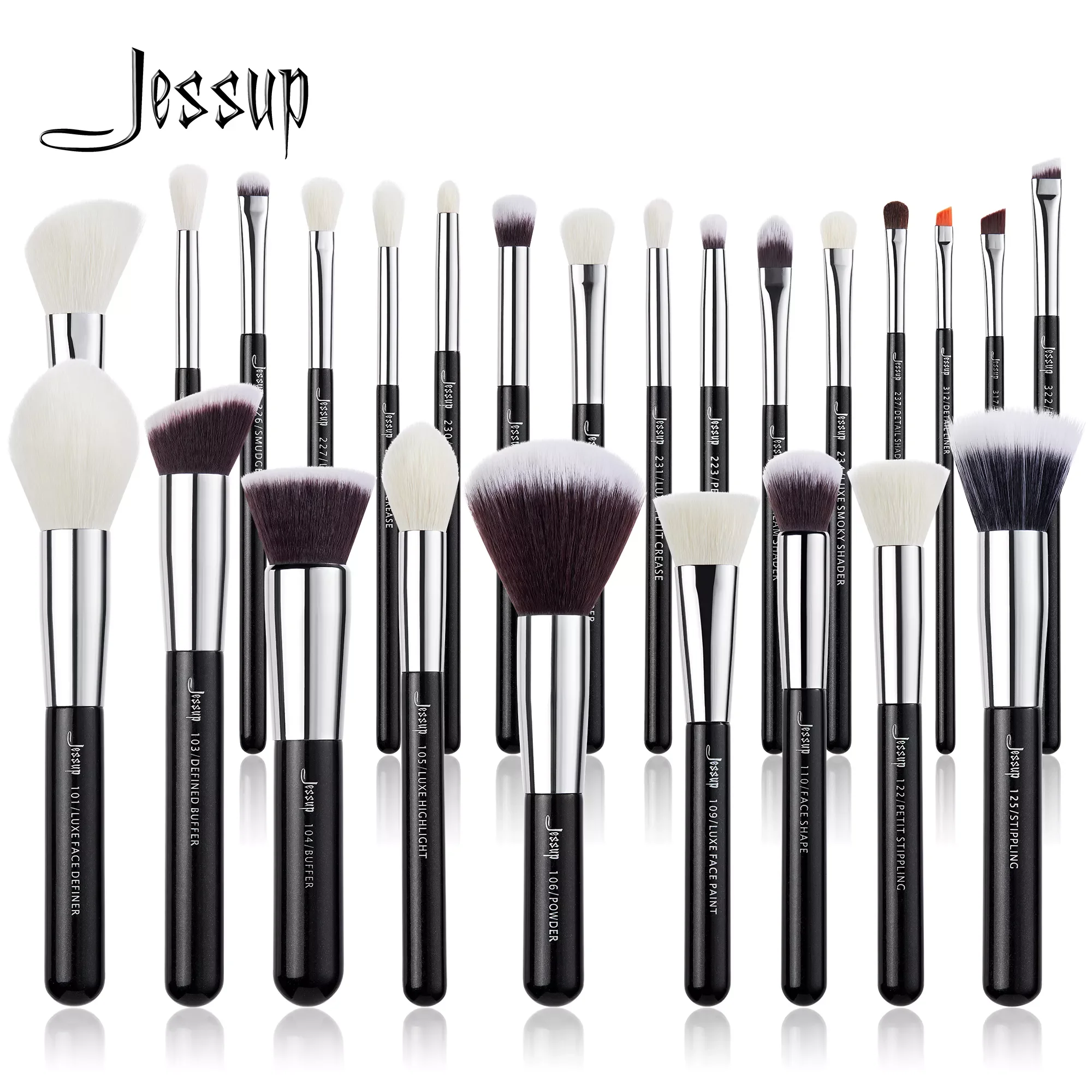 

NEW2023 Makeup brushes 6- 25pcs Make up Brush set Professional Natural Synthetic Foundation Powder Contour Blending Eyeshadow
