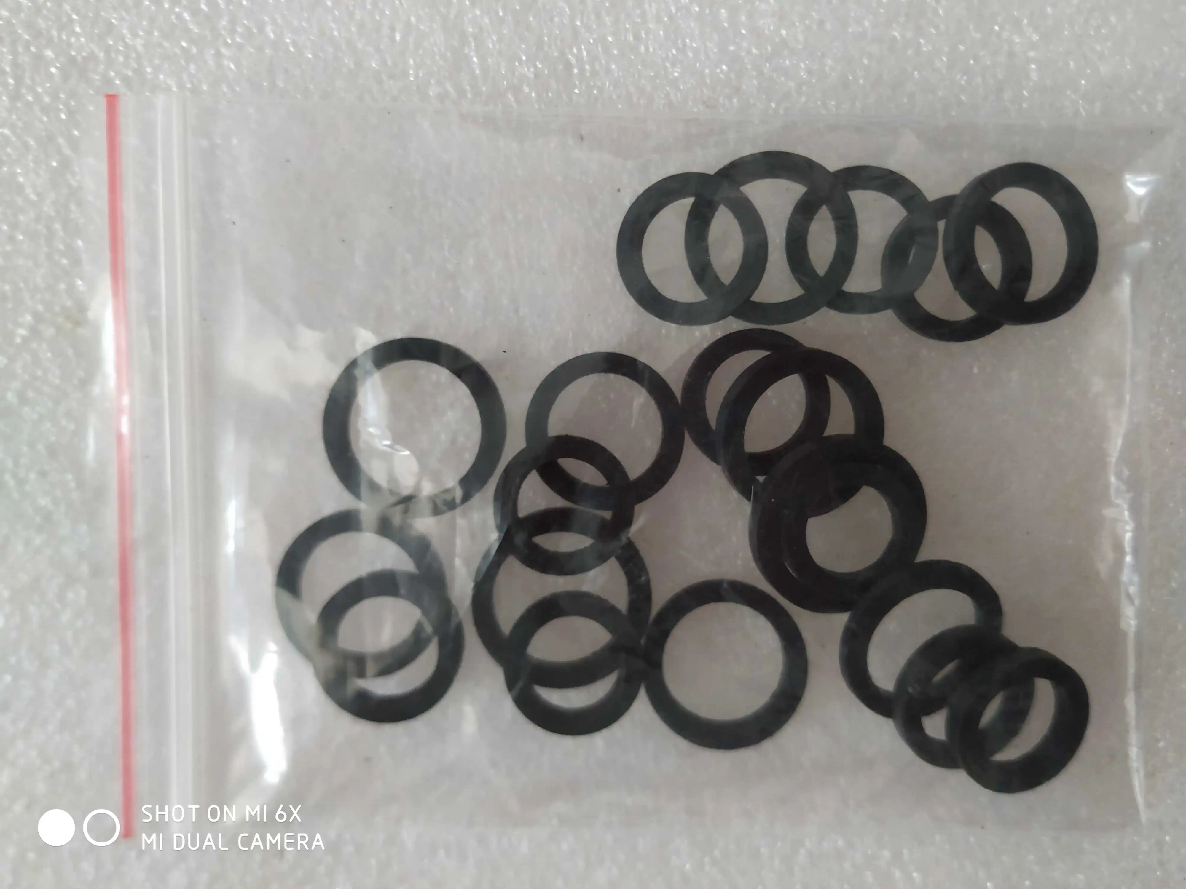 

20pcs Mixed Square 2mm Idle Tire Wheel Belt Loop Idler Rubber Ring for Cassette Deck Recorder Tape Stereo Audio Player