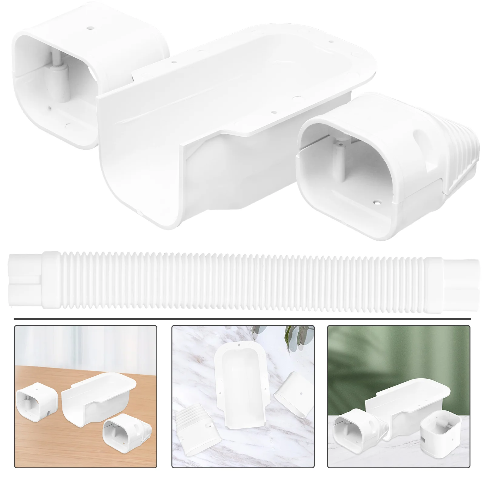 

1 Set AC Line Cover Central Air Conditioner Line Set Cover Mini Split AC Cover