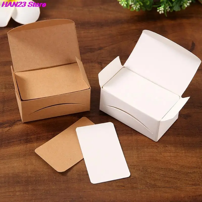 

High Quality 100Pcs 4.5*8cm Blank Card For Business Cards For Message And Book Name Blank Cards For Business Card Message Cards