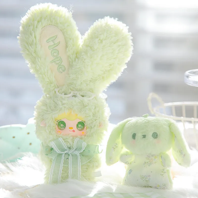 Фото Новая плюшевая игрушка-кролик Yooki Cute Healing в закрытой упаковке, подвеска для сумки, подарок на день рождения для женщин, коллекционная игрушка, оригинал №4