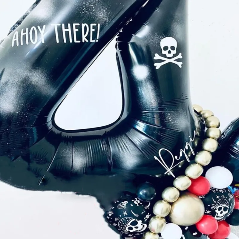 40 шт./компл. воздушные шары из фольги в виде пиратского корабля | Дом и сад