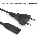 Кабель питания для консоли, кабель питания европейского стандарта IEC C7, 10 футов, кабель питания европейского стандарта для Sony PS 2, 3, 4, тонкий, для XBOX One S, зарядное устройство, Samsung, LG, телевизора, принтера