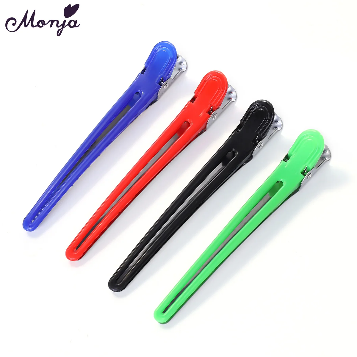

Myyeah Holding Aids Hairstyle Clips Barber Salon Flat Duck Mouth Hairpin Single Prong Hair Cutting Accessories Hairdressing Tool