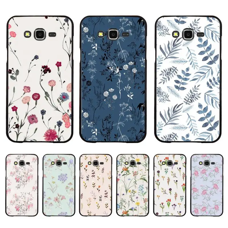 

Vintage Leaves Flower Phone Case for Samsung A51 A30s A52 A71 A12 for Huawei Honor 10i for OPPO vivo Y11 cover