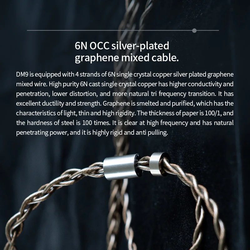 Наушники BGVP DM9 с 9 драйверами EST Hybrid IEM