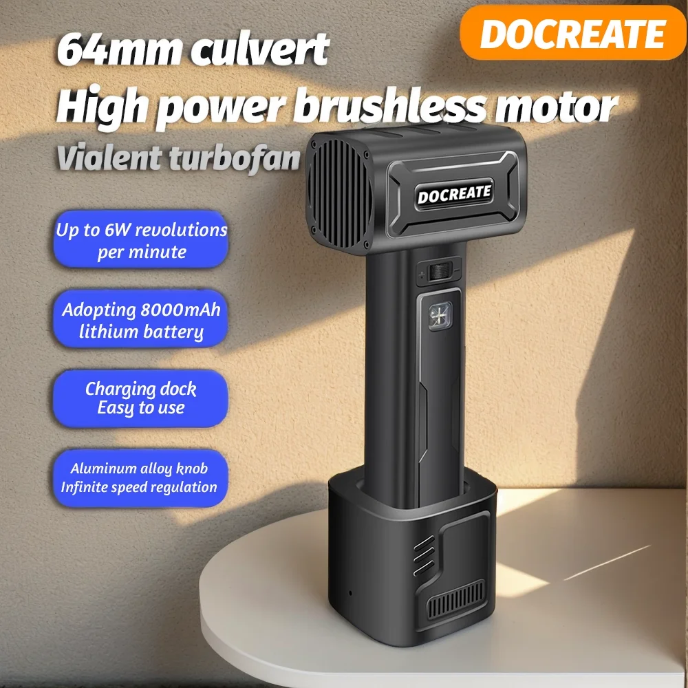 64 мм портативный вентилятор воздуходувка вращающийся Воздушный пистолет