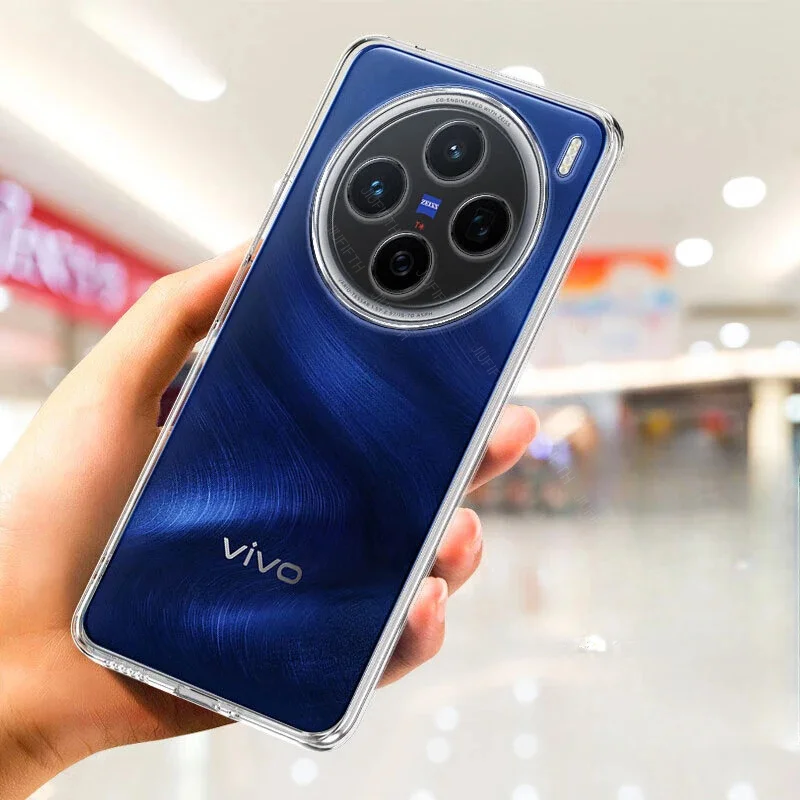 Ультратонкий прозрачный чехол для телефона Vivo X200 Pro мягкие силиконовые чехлы из