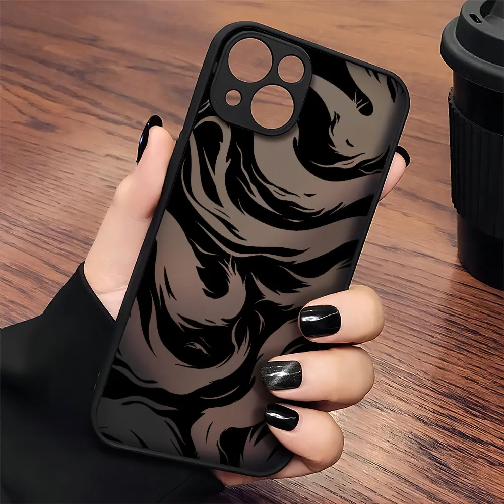 Чехол для телефона с японским аниме Uchiha Narutos iPhone 16 15 14 13 12 11 Mini Pro Max X XR XSMax 7 8 Plus